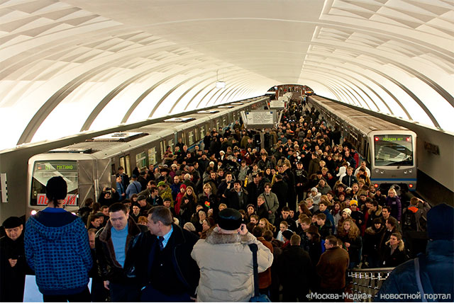 Московкое метро - не так просто добираться