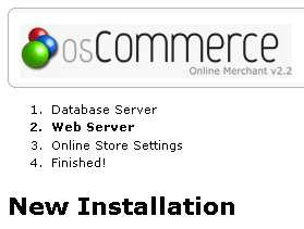 Установка osCommerce